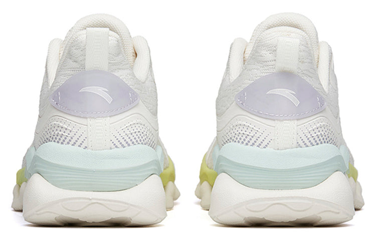 (WMNS) ANTA Running Series Sneakers 'White Green Blue' 122215555-4