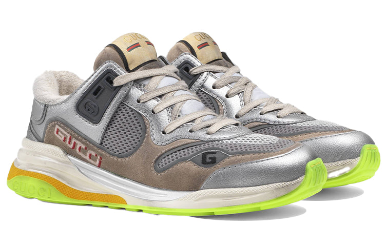 (WMNS) Gucci Ultrapace 'Silver Metallic' 592882-HQK20-8166