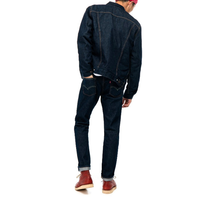 Levis Denim Down Jacket Unisex Blue 36079-0000