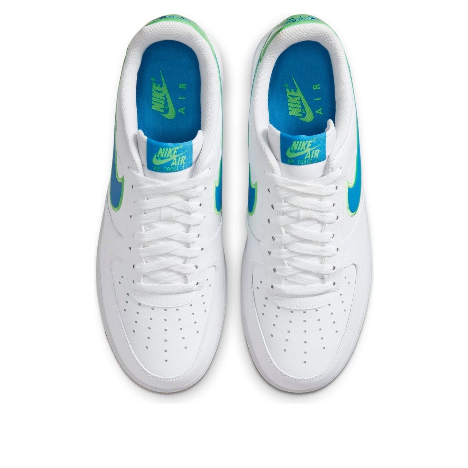 Nike Air Force 1 Low 'White Bright Blue Green' DA4660-100