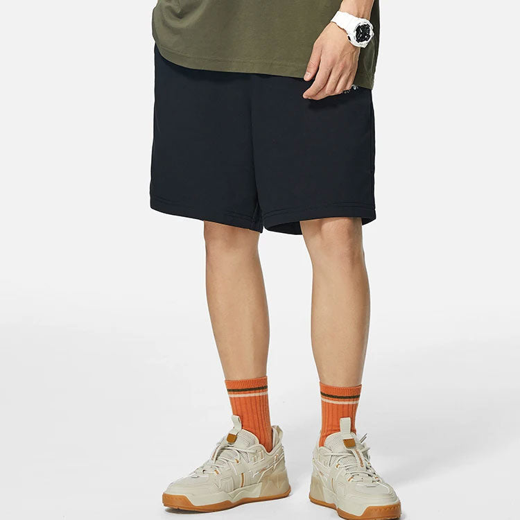 Li-Ning Logo Print Shorts 'Black' AKSS631-4