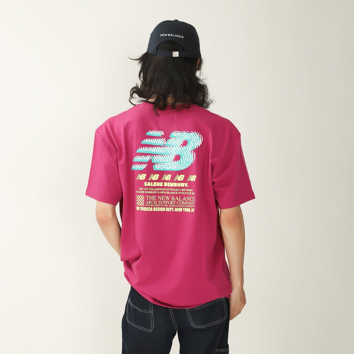 New Balance x Salehe Bembury Unisex Printing Logo Red MT11563-JJL