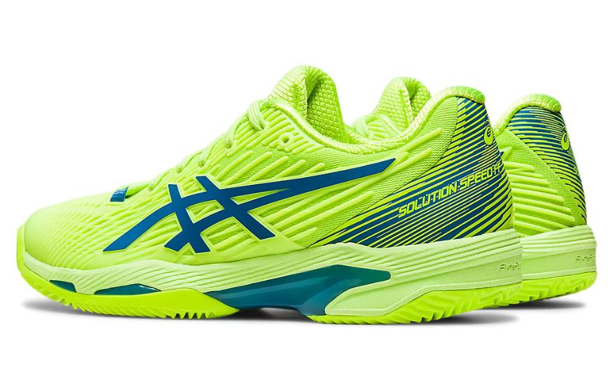 (WMNS) ASICS Solution Speed FF 2 Clay 'Hazard Green' 1042A134-300