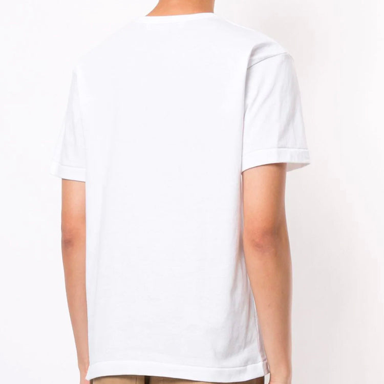 COMME des GARCONS PLAY Basic T-Shirt Red Family Heart 'White' AZ-T288-051-2