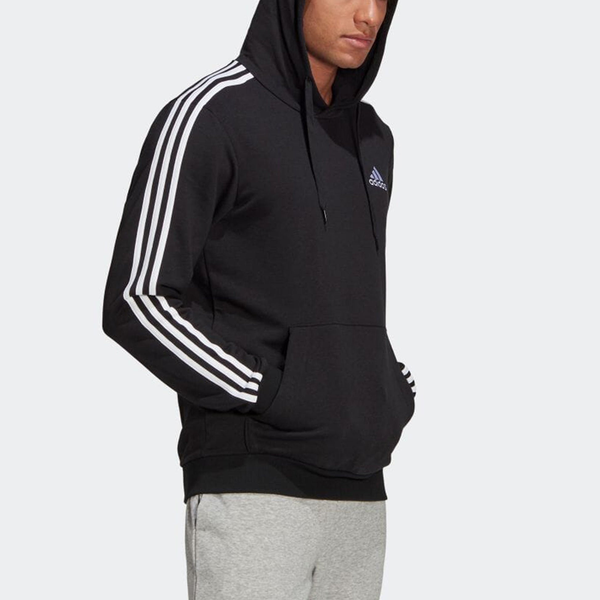 adidas Athleisure Casual Sports hooded Pullover Black GK9062