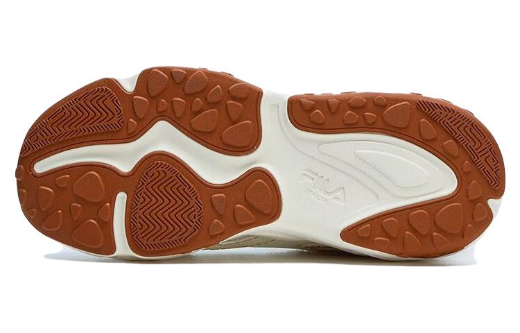 (WMNS) FILA FUSION FLASH Sneakers 'White Brown' T12W321101FWB