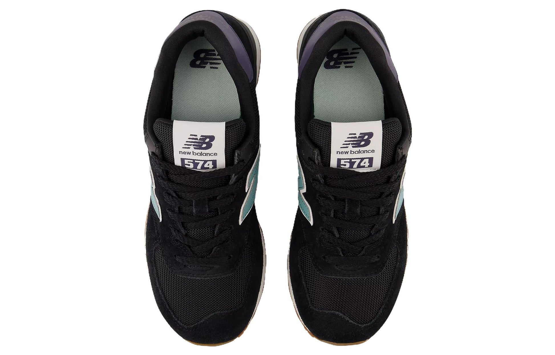 (WMNS) New Balance 574 'Black Green' WL574RA