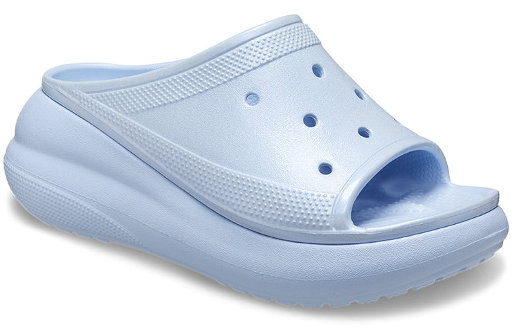 (WMNS) Crocs Crush Meta Pearl Slides 'Blue Calcite' 209045-4NS
