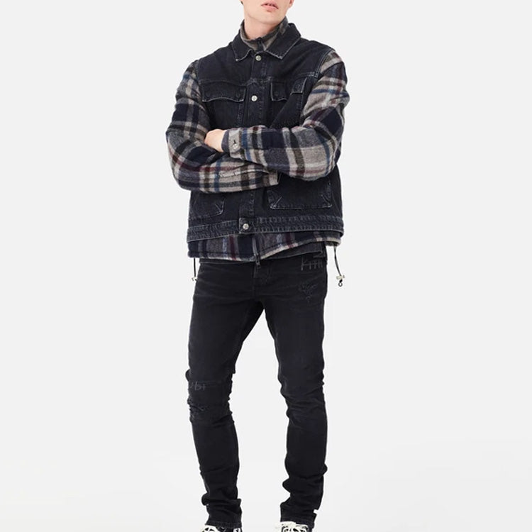 KITH X KSUBI KASH Plaid Jacket Unisex Black KS5000004958