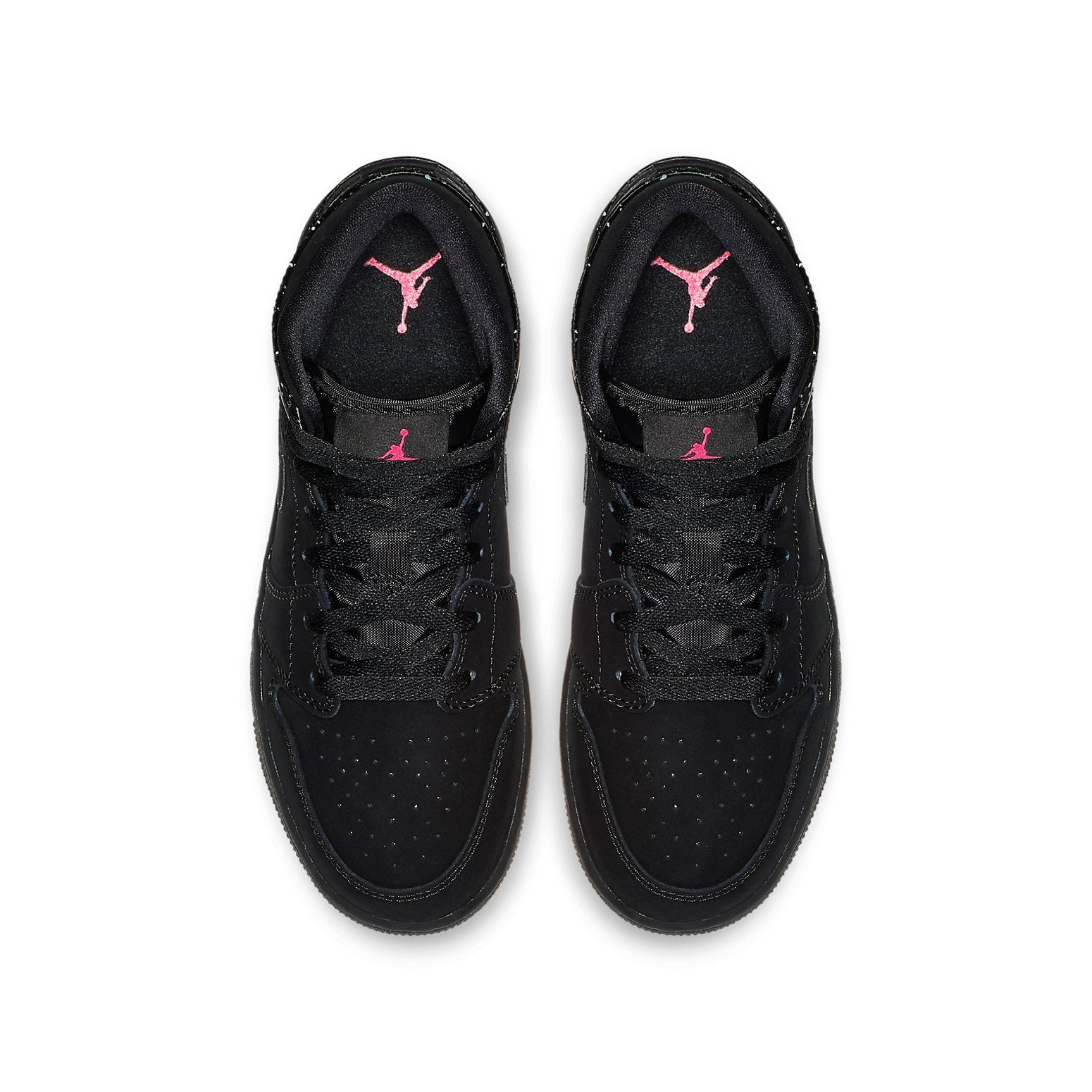 (GS) Air Jordan 1 Mid 'Black Rush Pink' 555112-001