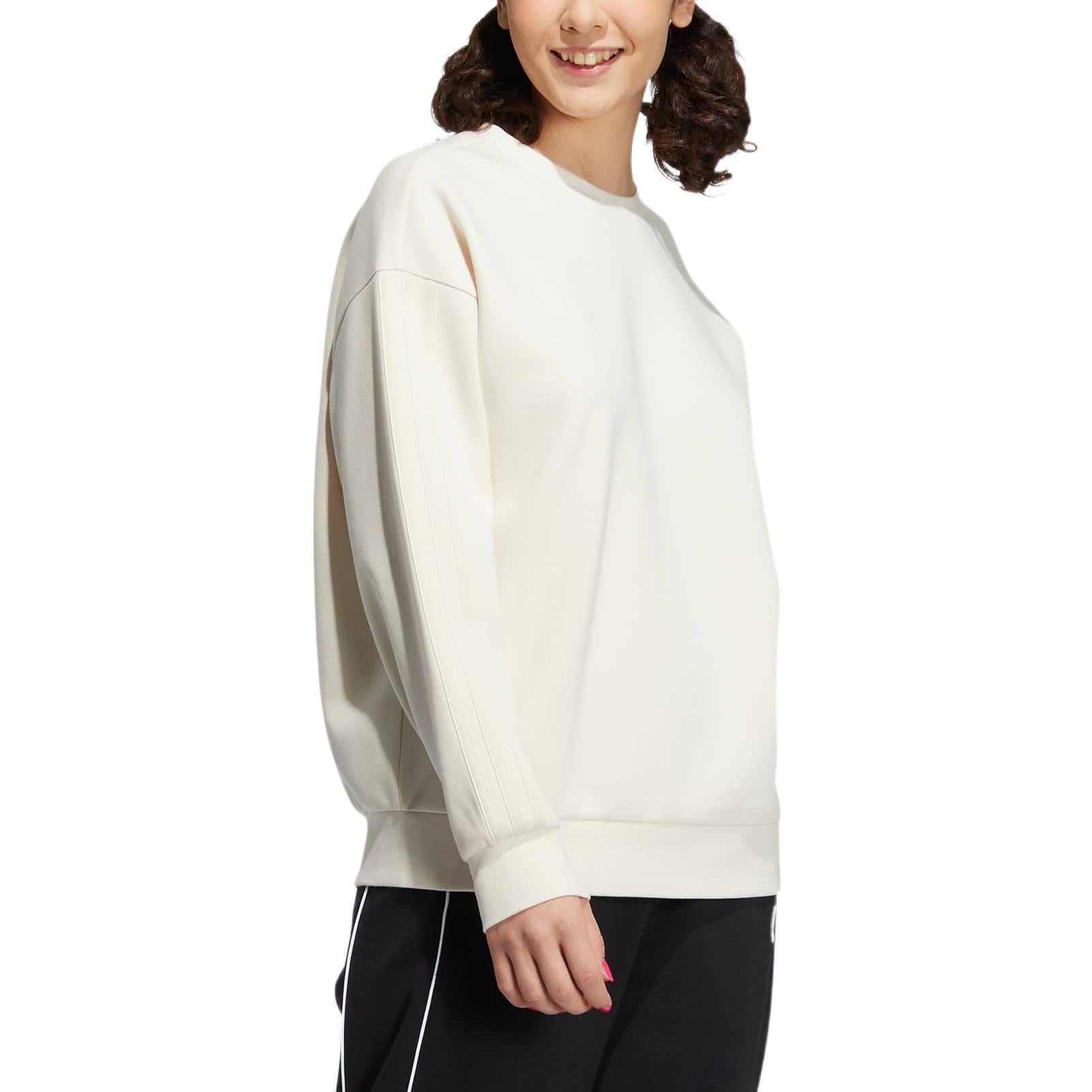 (WMNS) adidas Neo Vbe Sweatshirts 'White' HY9645