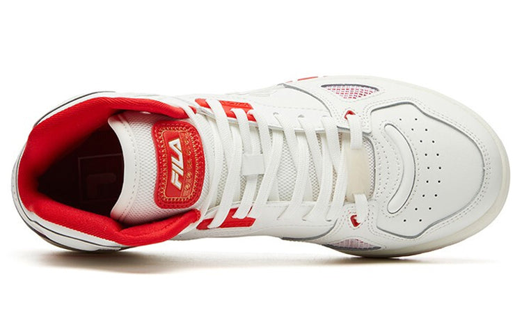 (WMNS) FILA Teratach High Top White/Red F12W111211FWR