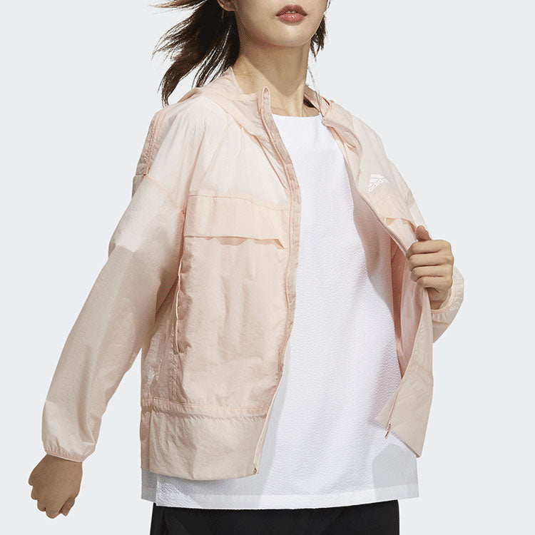 (WMNS) adidas Sports Hooded Jacket Pink GP0672