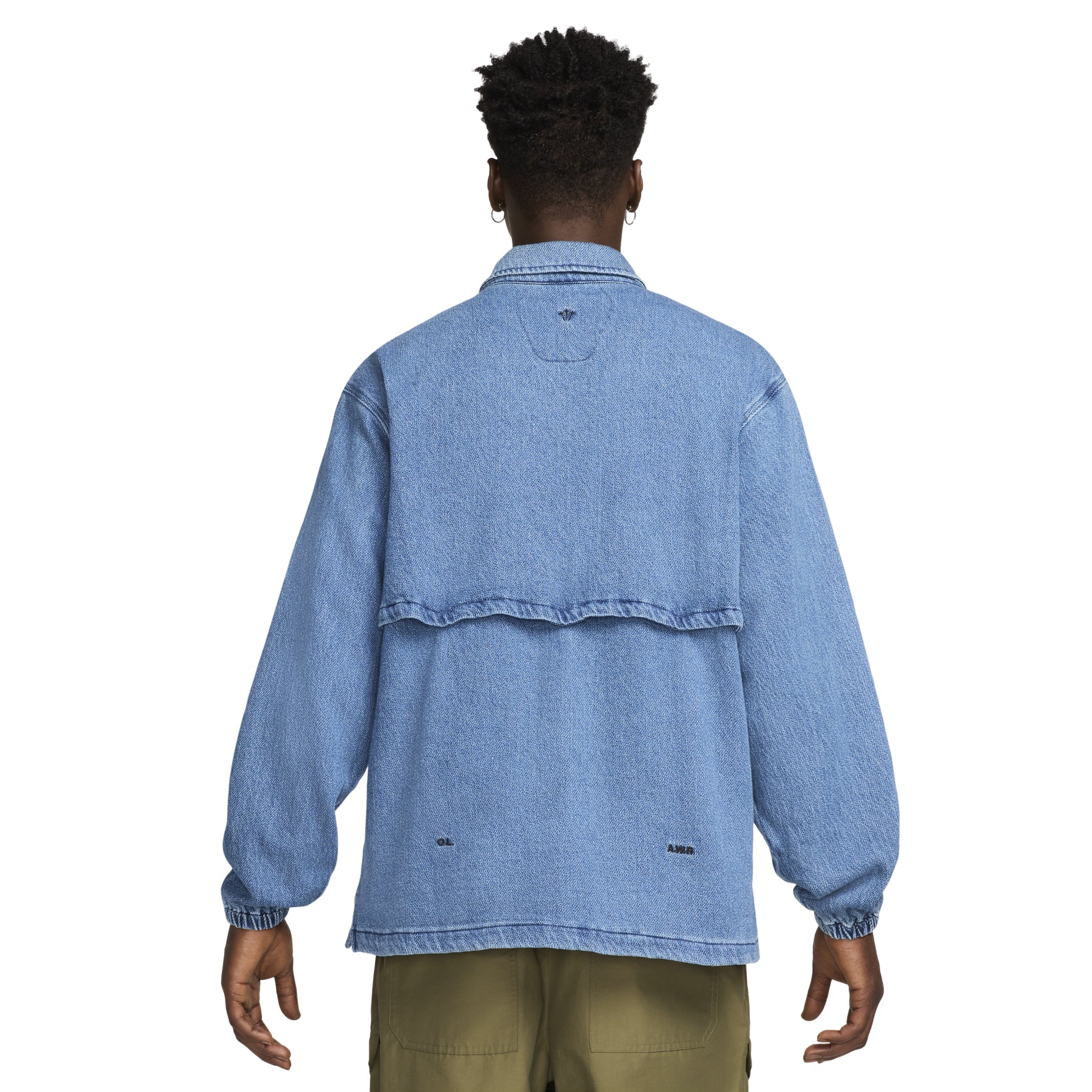 Nike x NOCTA Opal Button Down Denim Shirt Asia Sizing 'Blue Denim' FZ3261-486
