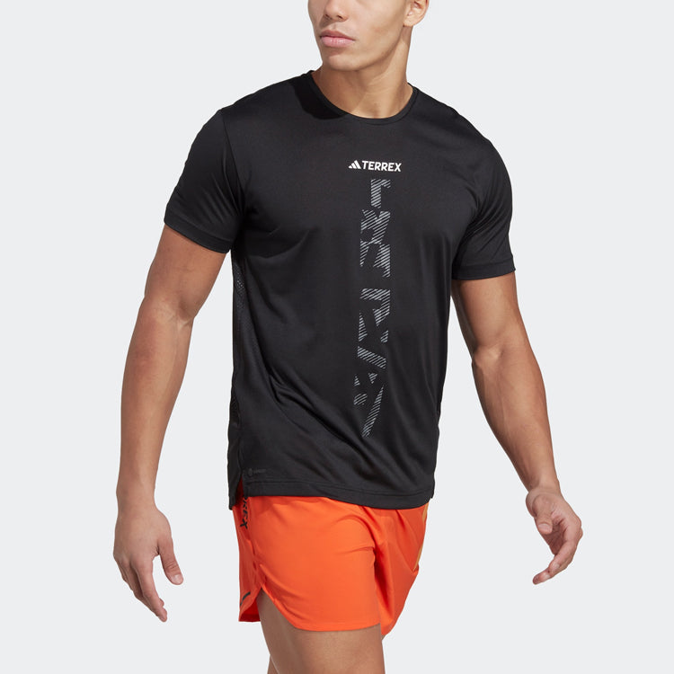 adidas TERREX Agravic Trail Running Tee 'Black' HT9441