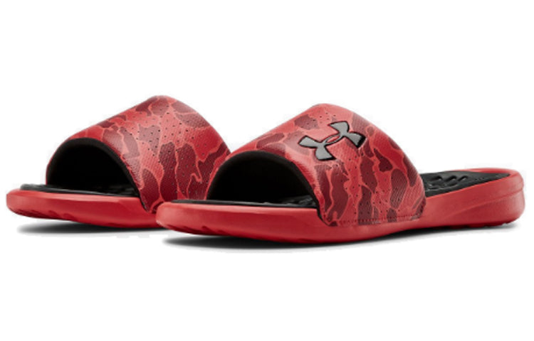 Under Armour Playmaker Diverge Slides Sandals Red 3022714-600