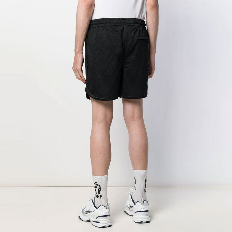 Off-White Stripe Mesh Shorts Version Black OMCI007E191010061088