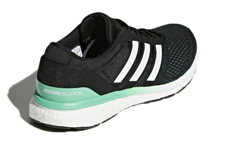 (WMNS) adidas Adizero Boston 6 'Black White Green' BB6421