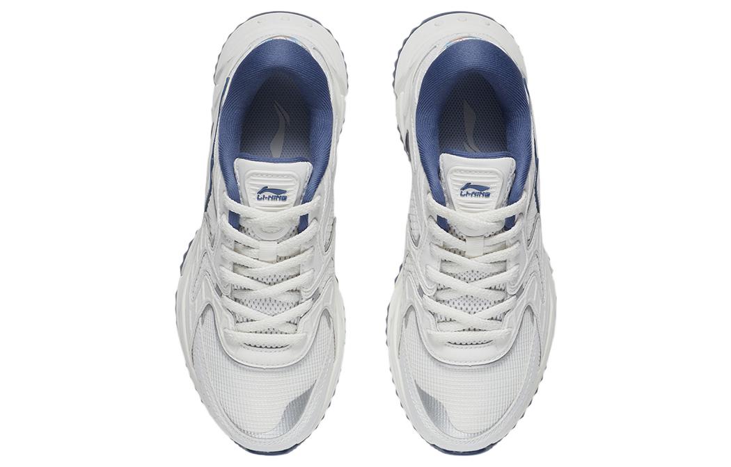 (WMNS) Li-Ning Casual Running Shoes 'White Silver Blue' ARLR014-5
