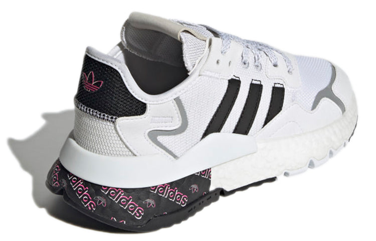(WMNS) adidas Originals Nite Jogger 'White Black Gray' H01735