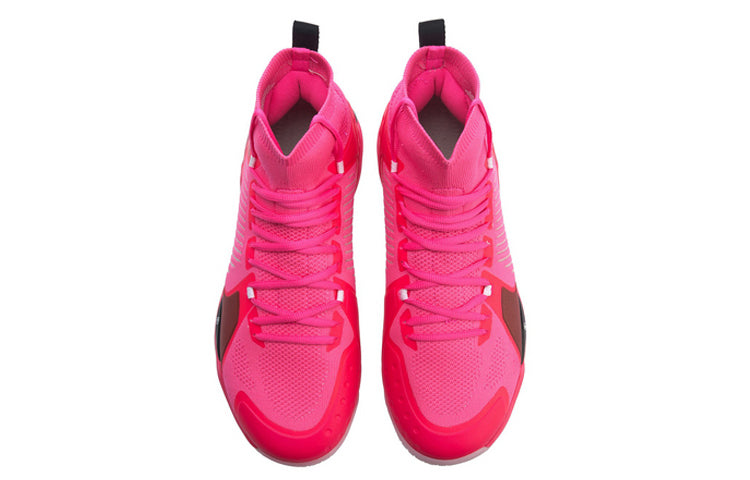(WMNS) Li-Ning Dagger 2.0 Mid 'Neon Pink Black' AYAP011-7