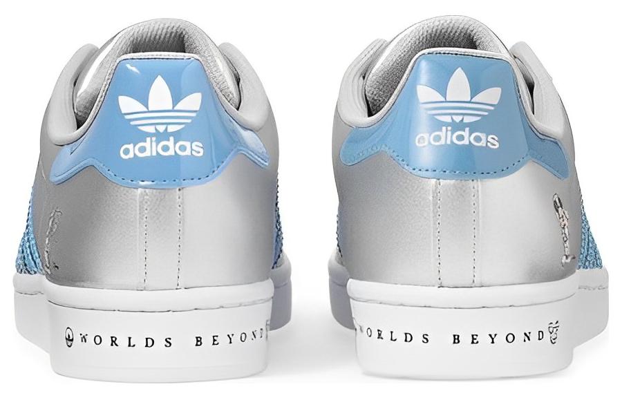 adidas Superstar x Disney Shoes 'Metal Silver Blue' HQ2174