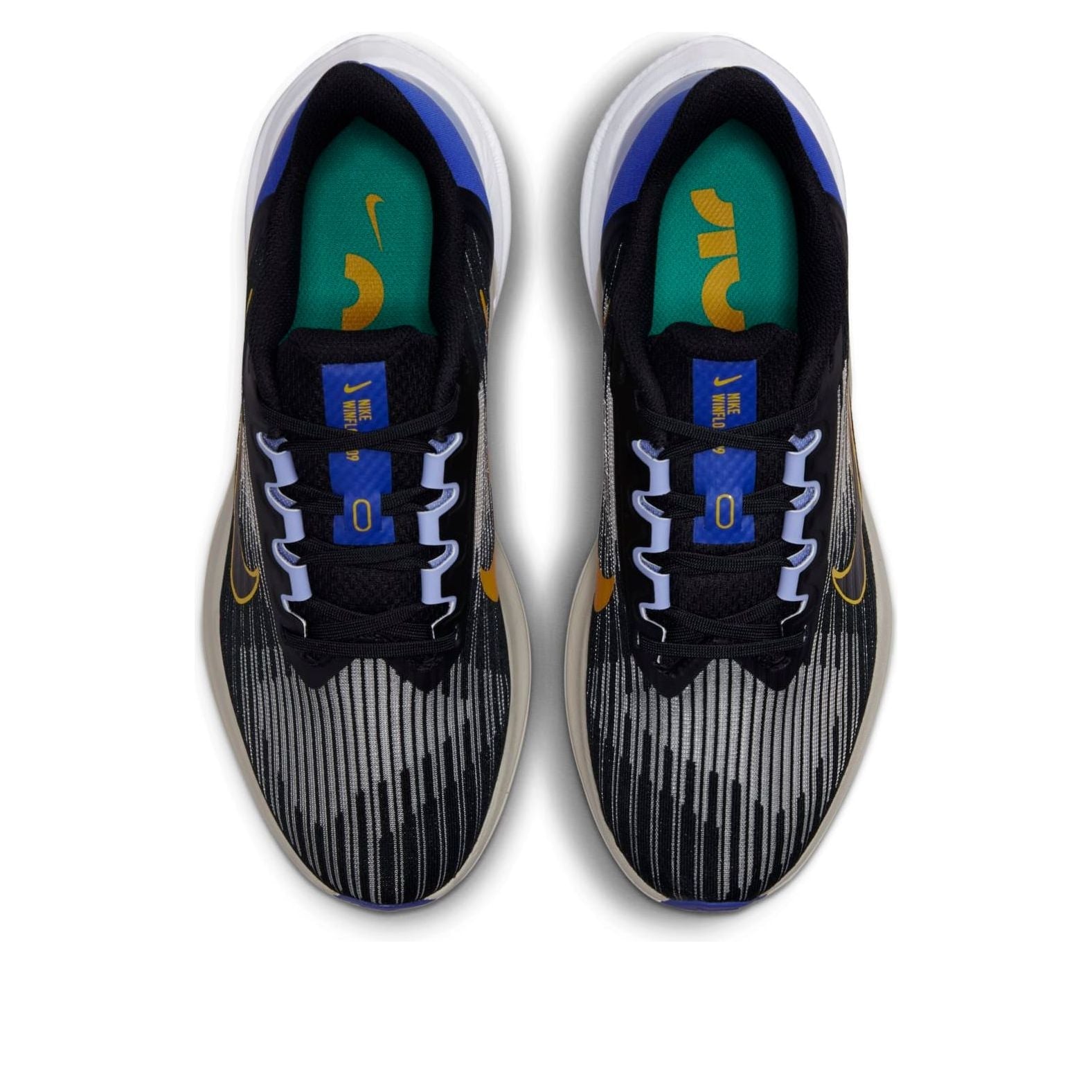(WMNS) Nike Air Zoom Winflo 9 'Black Lapis Yellow' DD8686-003
