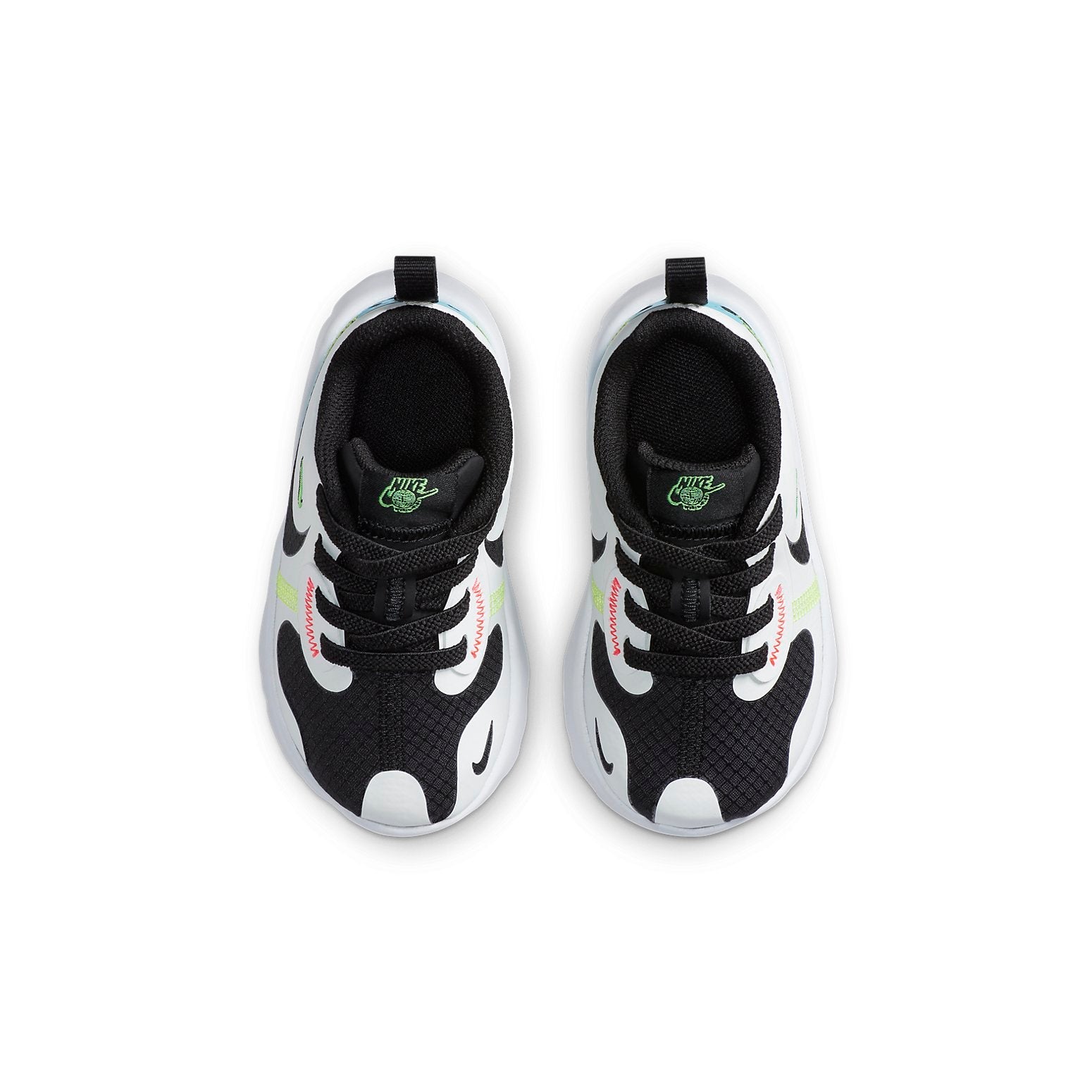 (TD) Toddler/Baby Nike Lucent 2 Black White Blue CN8553-101