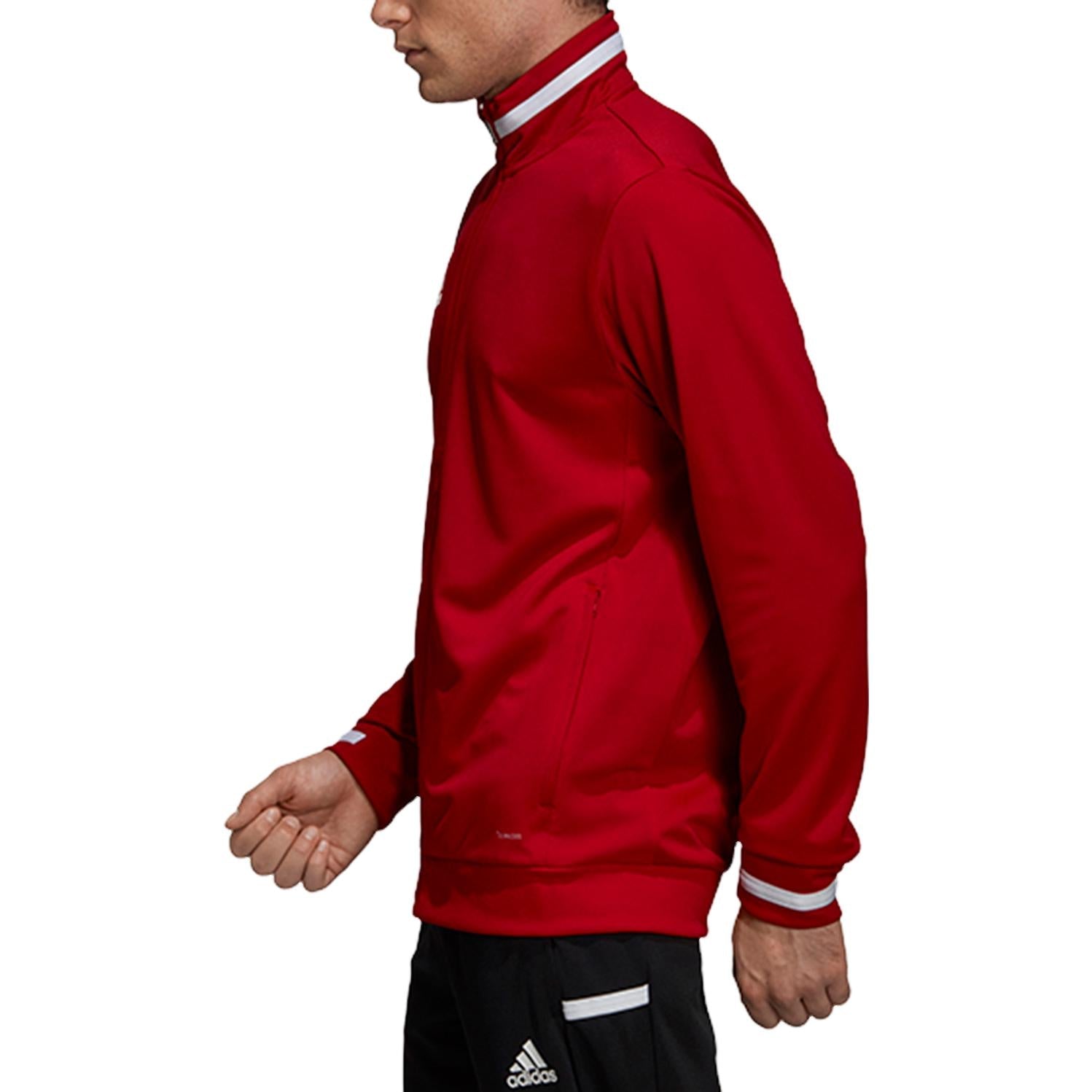 adidas Team 19 Track Jacket 'Power Red White' DX7323