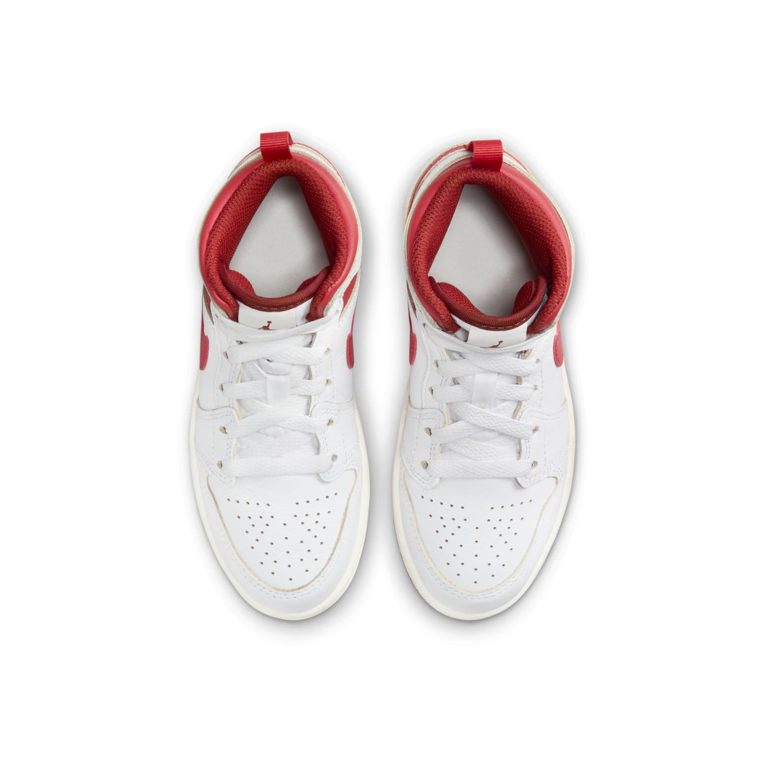 (PS) Air Jordan 1 Mid SE 'White Dune Red' FJ3467-160