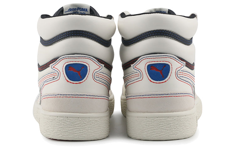 PUMA Ralph Sampson Mid Panorama 'Creamwhite Black Red' 375871-01