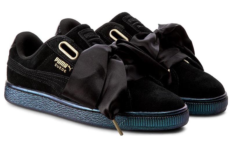 PUMA Suede Heart Satin Black 362714-03