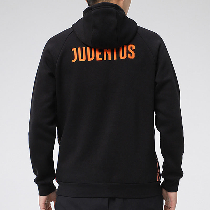 adidas Juve Travel Hd Soccer/Football Sports Printing Fleece Black GK8605