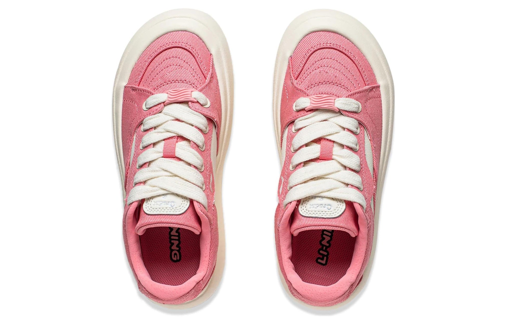 (WMNS) Li-Ning Platform Skate Shoes 'Pink White' AZGT026-9