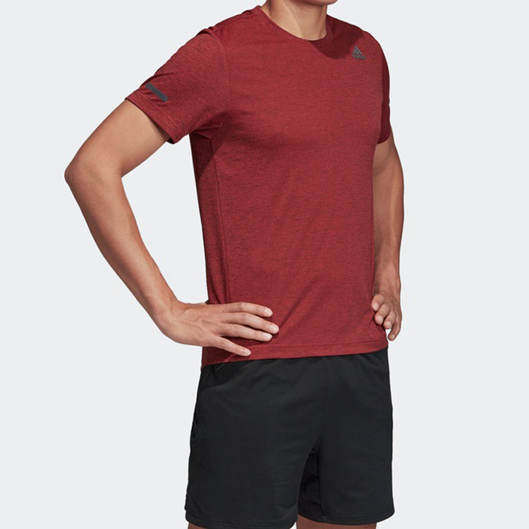 adidas CHILL TEE M Training Sports Short Sleeve Red FL8581