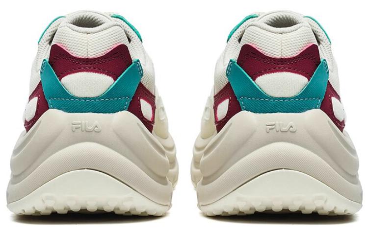 (WMNS) FILA Arch Sneakers 'White Red Aqua' F12W241118FVD