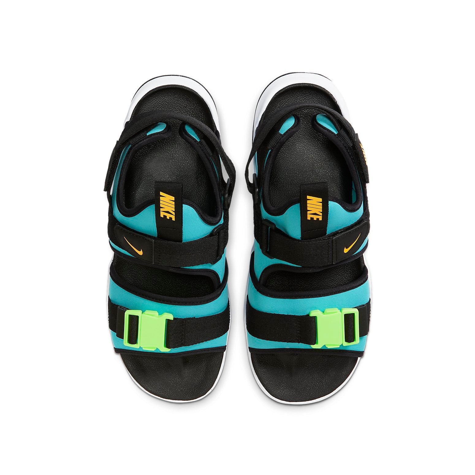 Nike Canyon Black Blue White Sandals 'Oracle Aqua Laser Orange Black' CI8797-300