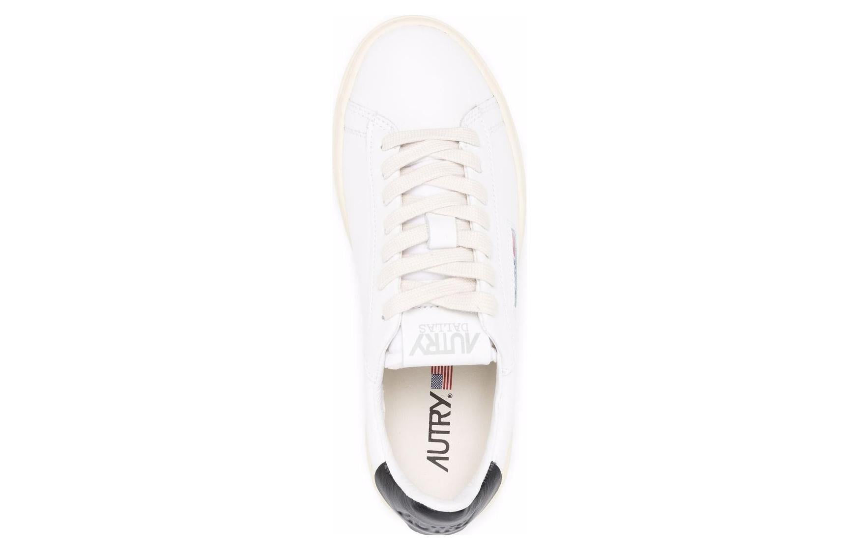 (WMNS) Autry Dallas Low Leather 'White Black' ADLW-NW08