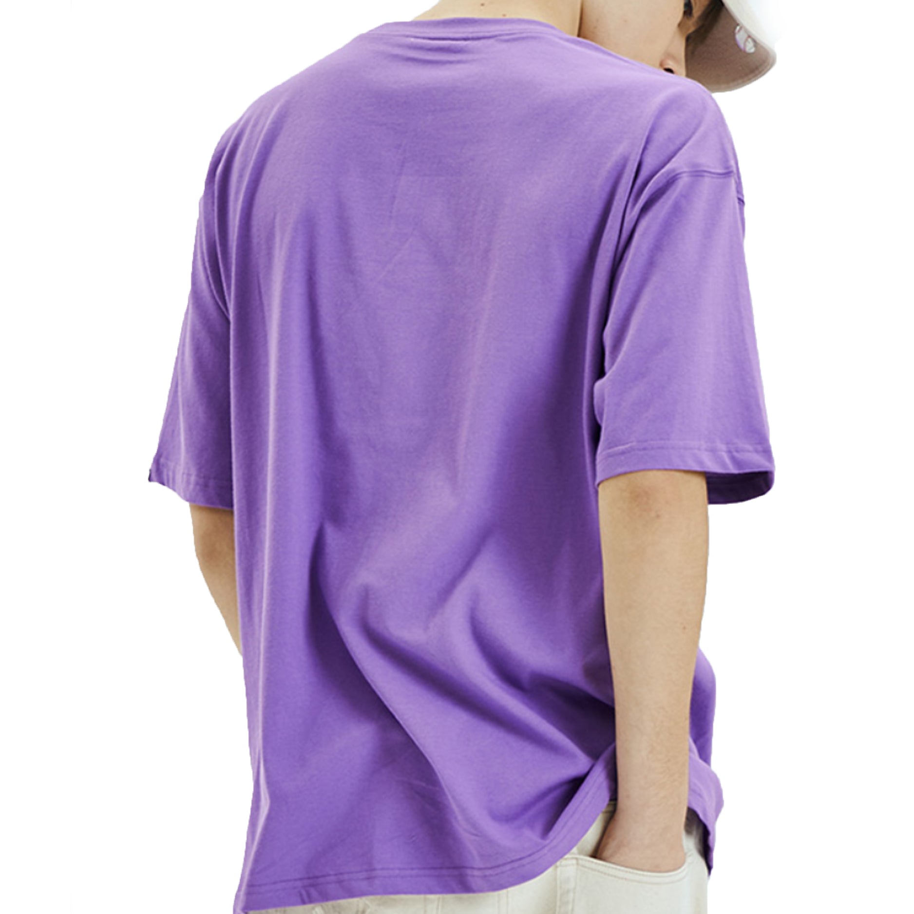 MLB Los Angeles Dodgers Large Logo Printing Short Sleeve Unisex Purple 31TSU1031-07V
