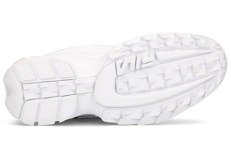 (WMNS) FILA Disruptor Low-top Running Shoes White 1010302_1FG