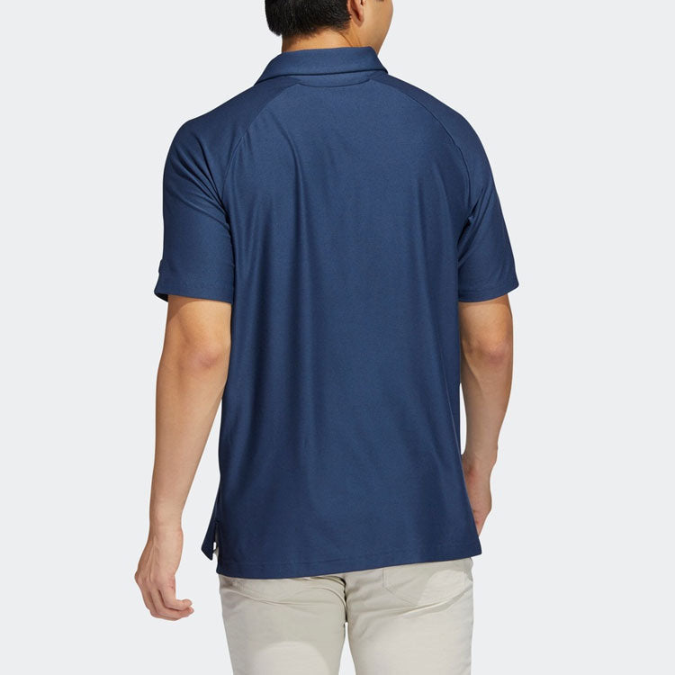 adidas Go-to Golf Athleisure Casual Sports Short Sleeve Polo Shirt Navy Blue GM0039