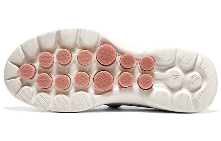 (WMNS) Skechers Go Walk 6 Slip In Fabulous View 'Light Grey Pink' 124571-LGPK