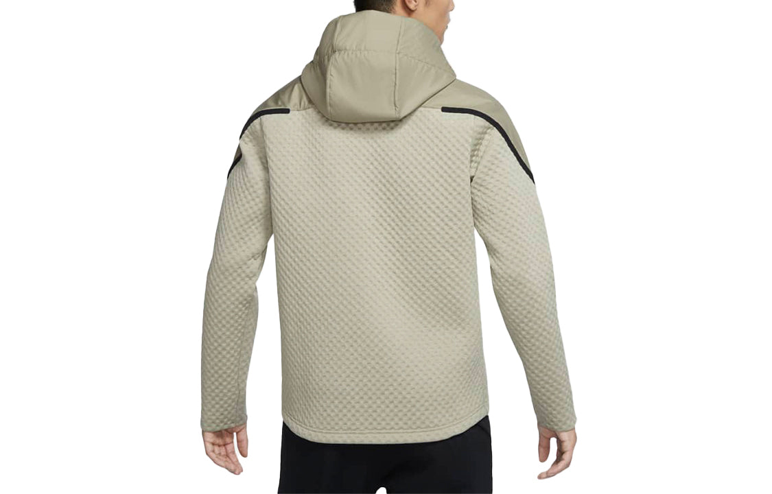 Nike Therma logo Colorblock Casual Training Hooded Jacket Light  CU7367-342