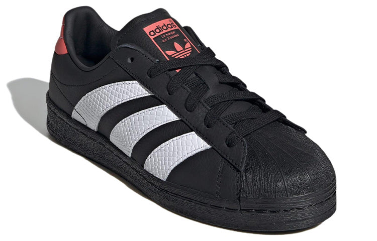 (WMNS) adidas Superstar 82 'Black White Scarlet' IE3056