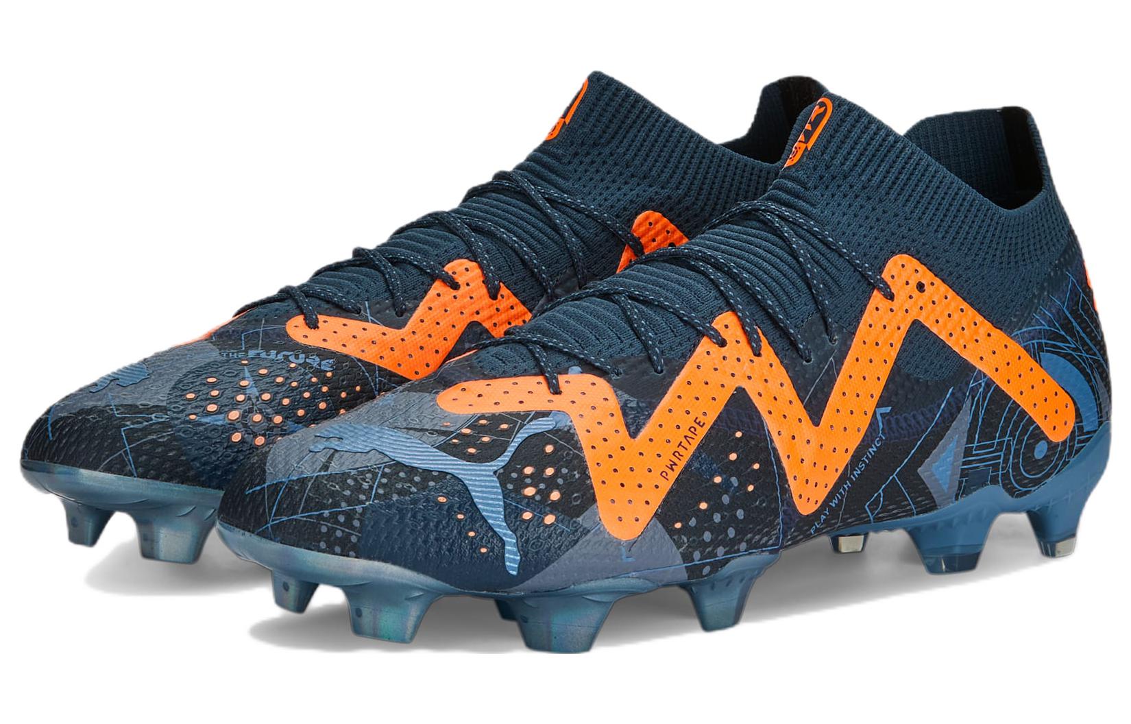 PUMA Future Ultimate DNA FG AG 'Dark Night Ultra Orange' 107208-01