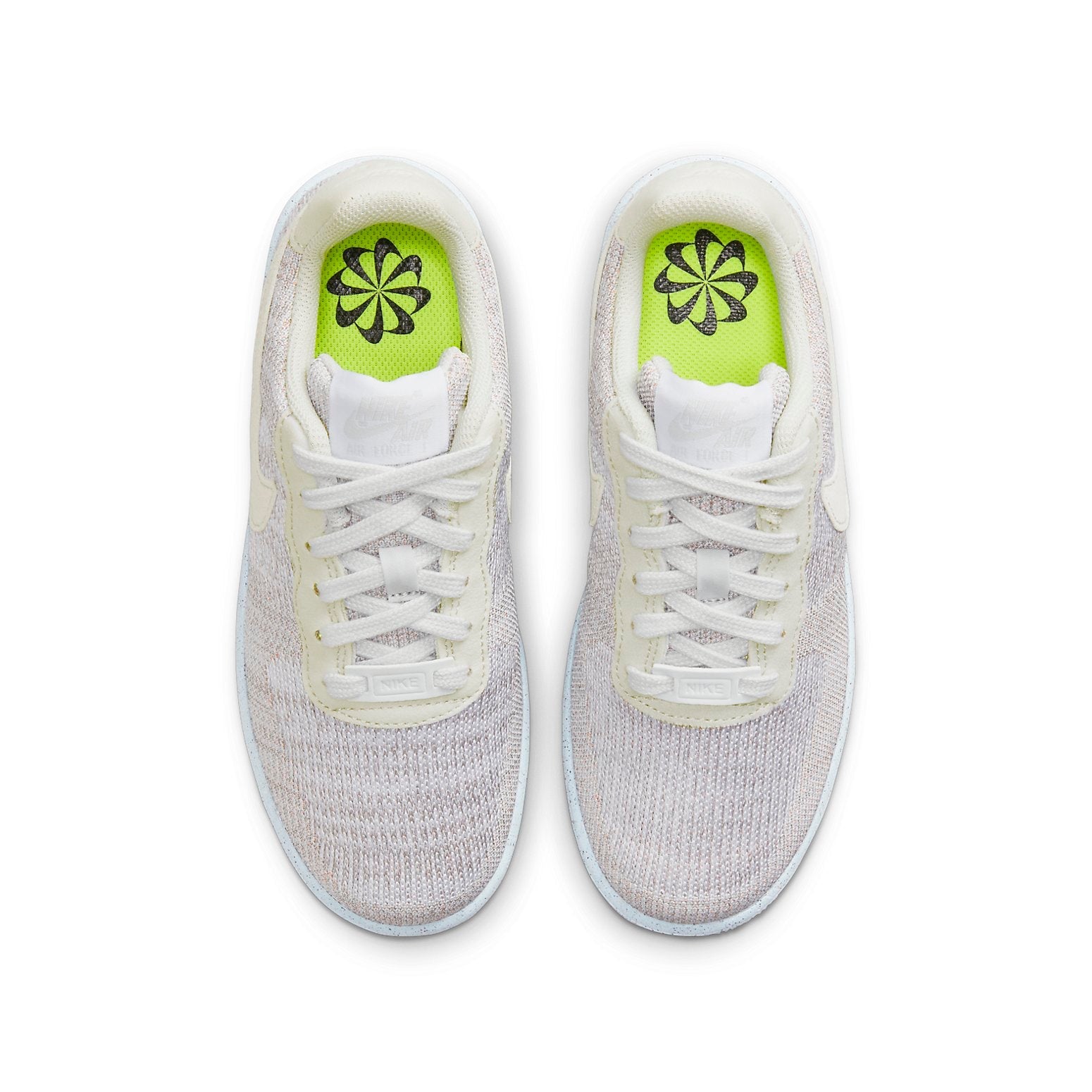 (GS) Nike Air Force 1 Crater Flyknit 'White Chambray Blue' DH3375-101