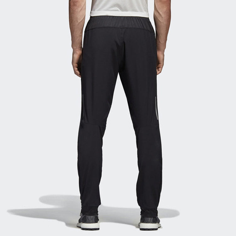 adidas Zipper Tatting Sports Pants Men Black CW5782