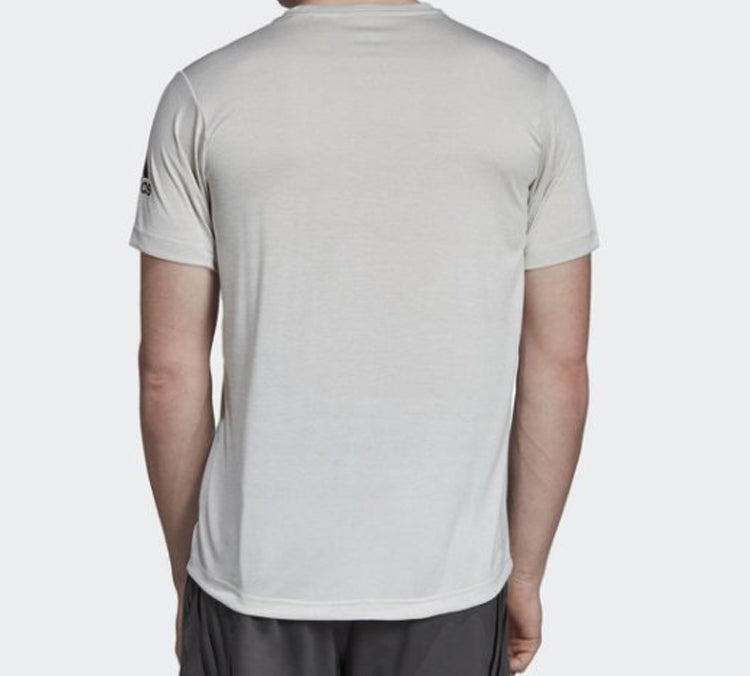 adidas FreeLift gradi Training Sports Short Sleeve Gray White DY9605