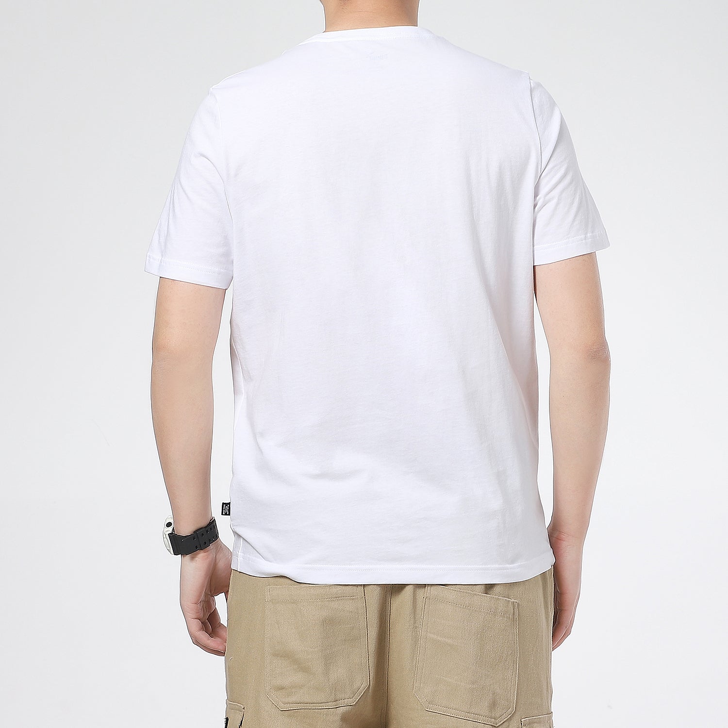 PUMA Printed Short Sleeve T-Shirt 'White' 845573-02