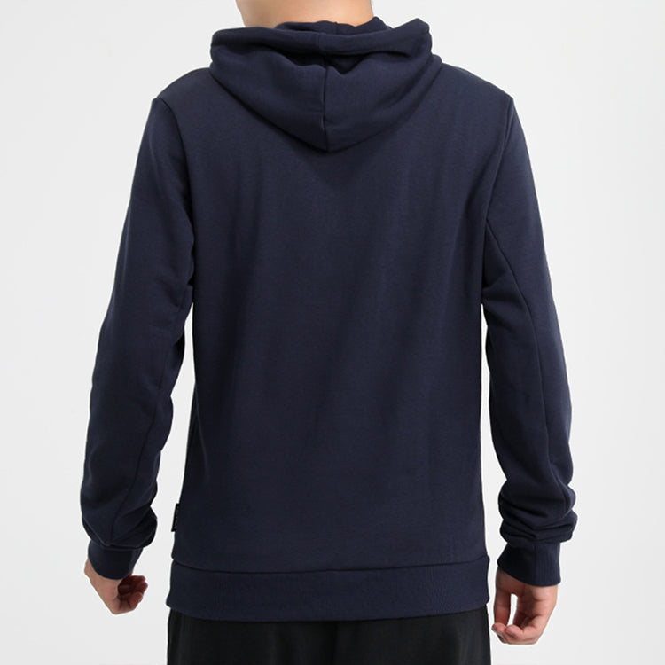 adidas logo Printing Sports Pullover Navy Blue GC7342